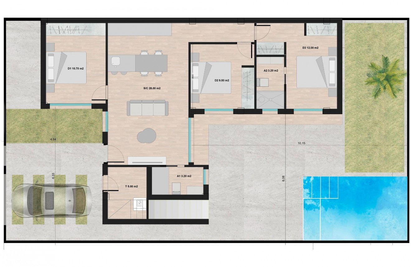 Nouvelle construction - Chalet -
Torre Pacheco - Roldán