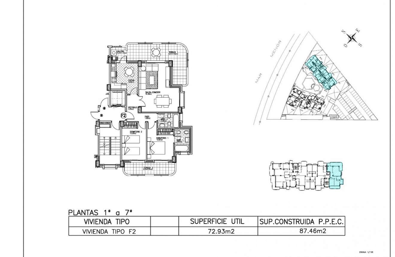 Neue Gebäude - Wohnung -
La Manga del Mar Menor - La Manga