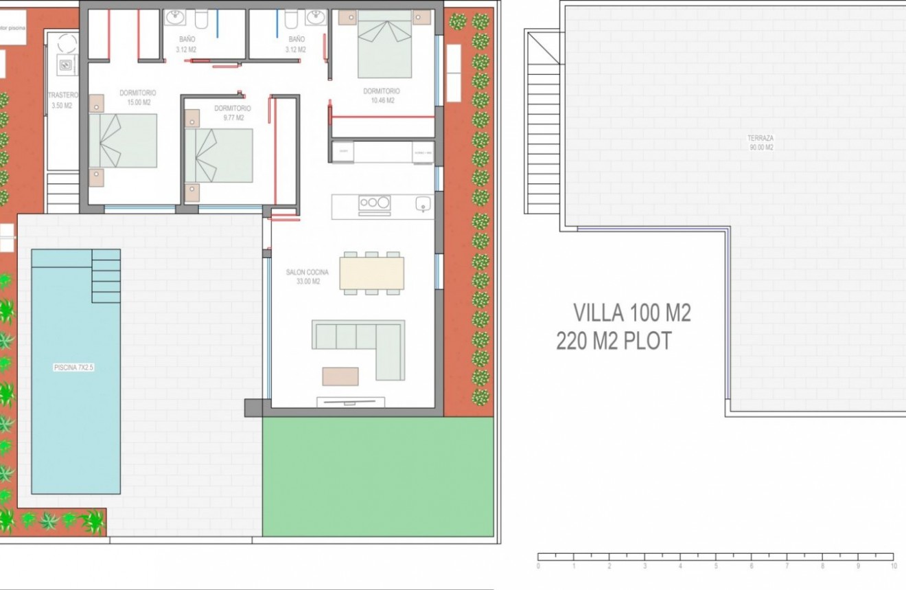 Nieuwbouw Woningen - Chalet -
Santiago de la Ribera - Dos Mares