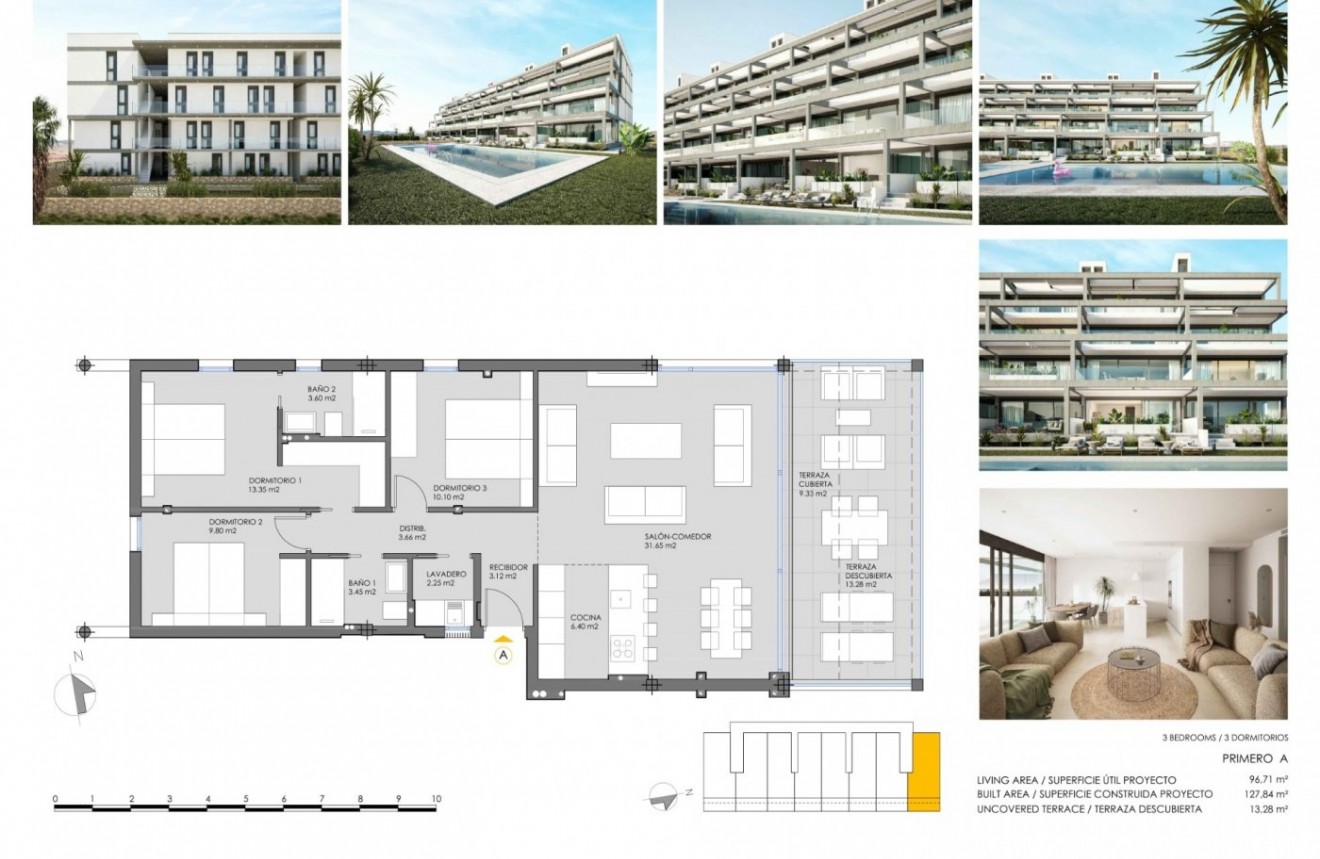 Obra nueva - Apartamento / piso -
Cartagena - Mar De Cristal