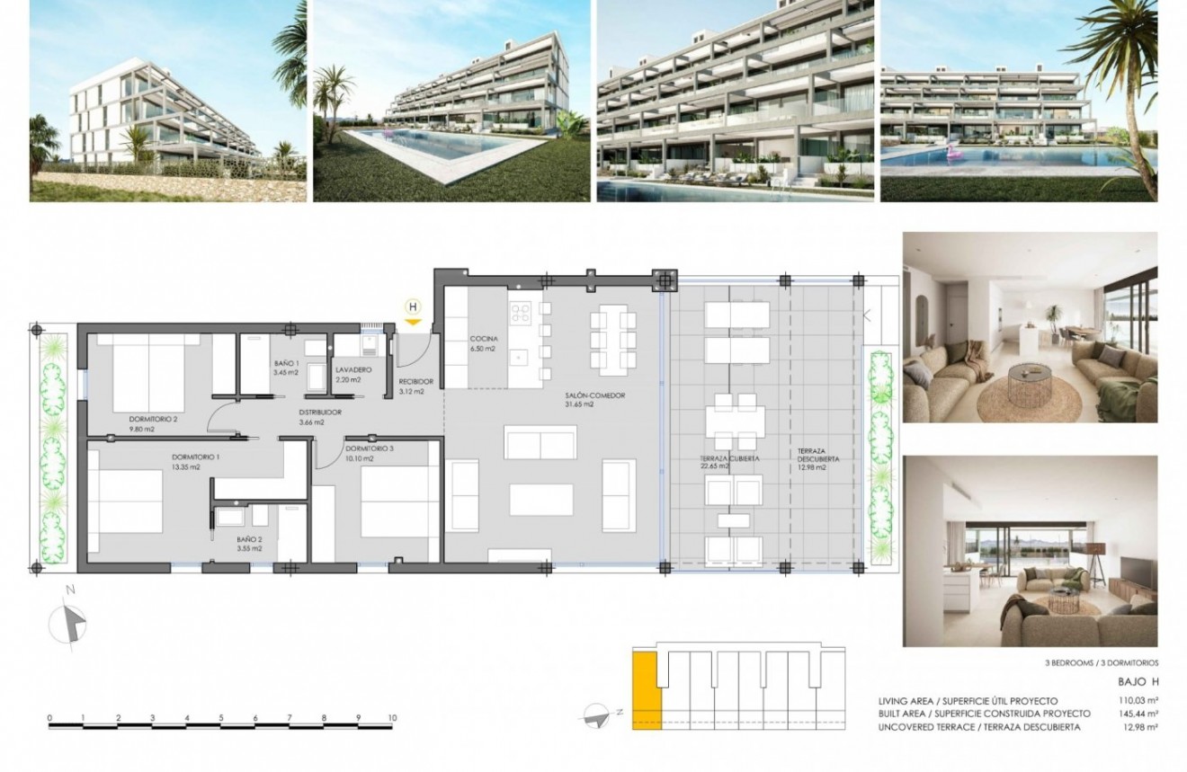 Obra nueva - Apartamento / piso -
Cartagena - Mar De Cristal