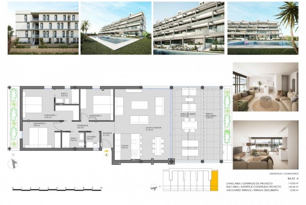 Obra nueva - Apartamento / piso -
Cartagena - Mar De Cristal