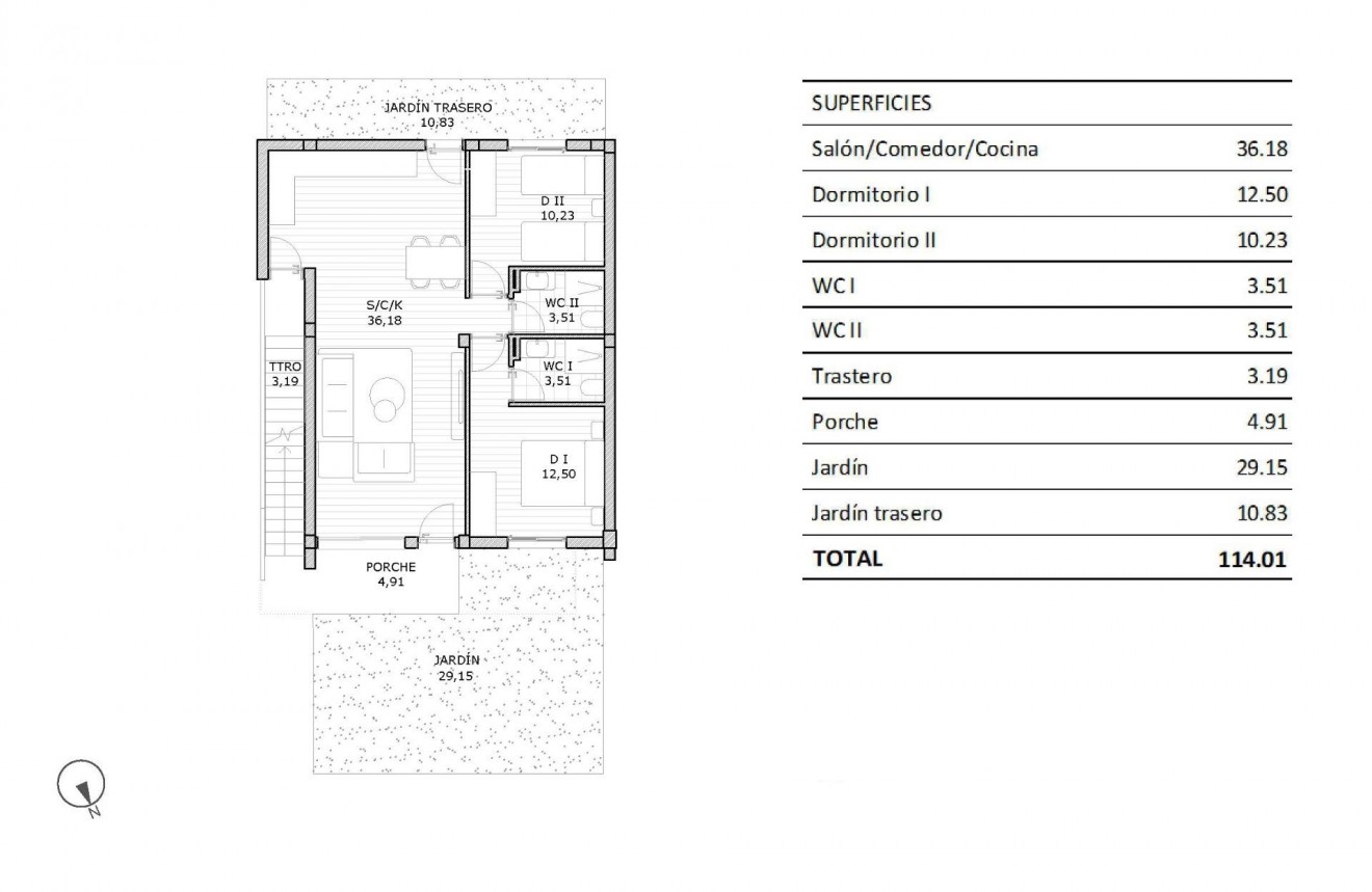 New Build - Bungalow -
San Miguel de Salinas - Pueblo