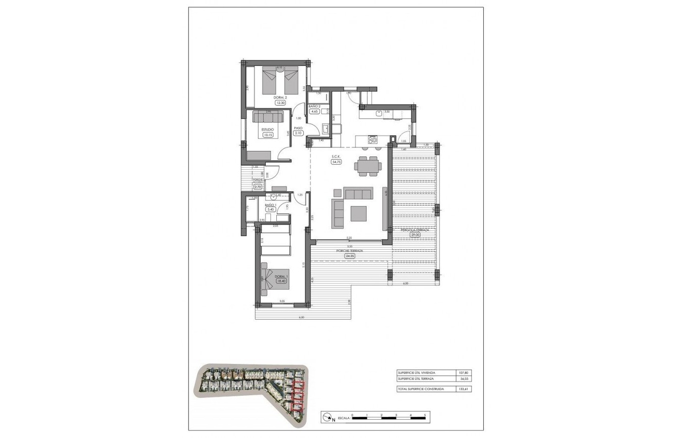 Nouvelle construction - Chalet -
Algorfa - La finca golf