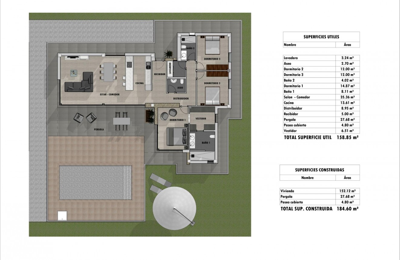 Nieuwbouw Woningen - Chalet -
Pinoso - Pinoso - El Pinós