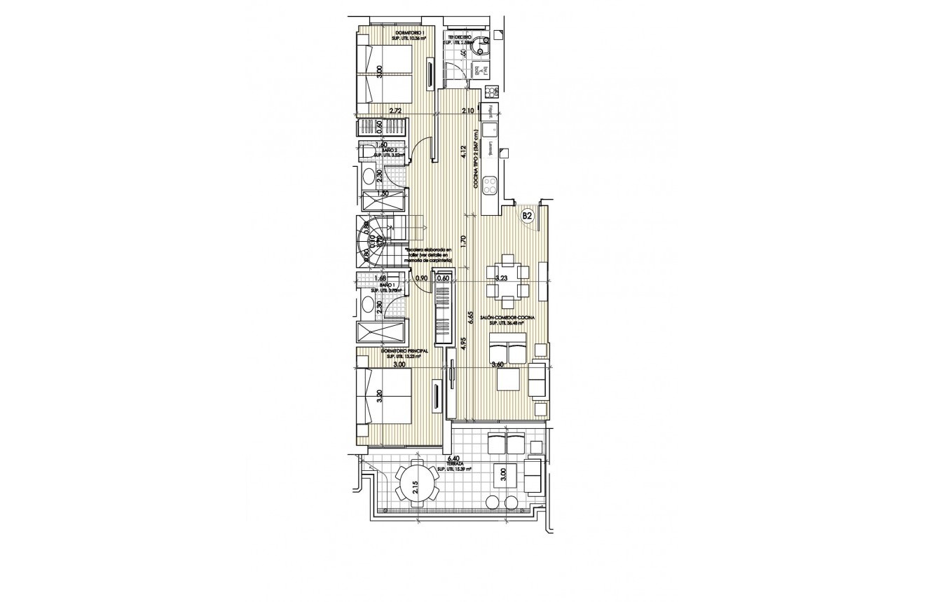 Nouvelle construction - Attique -
Orihuela Costa - Villamartín