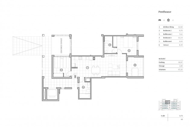 Nouvelle construction - Attique -
Orihuela Costa - PAU 8