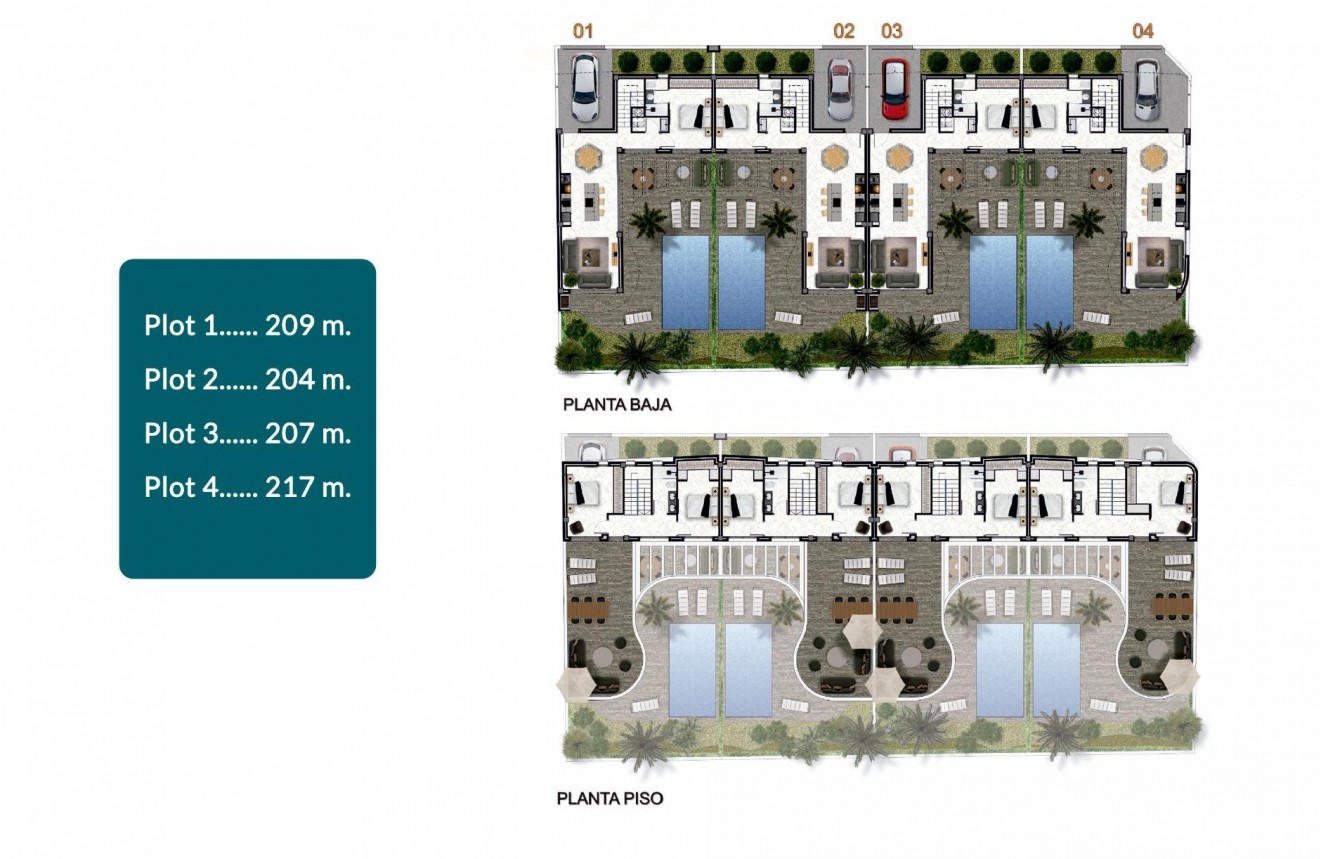 Neue Gebäude - Chalet -
Almoradí - Las Heredades