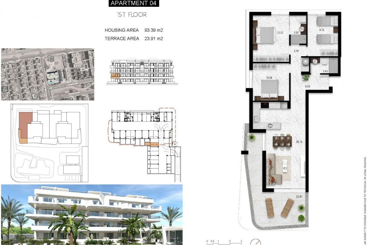 Obra nueva - Apartamento / piso -
Orihuela Costa - Lomas de Cabo Roig