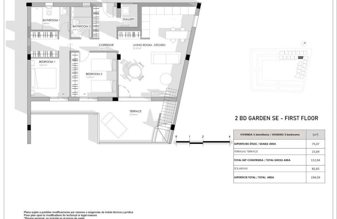 Nowy budynek - Bungalow -
Torrevieja - La veleta