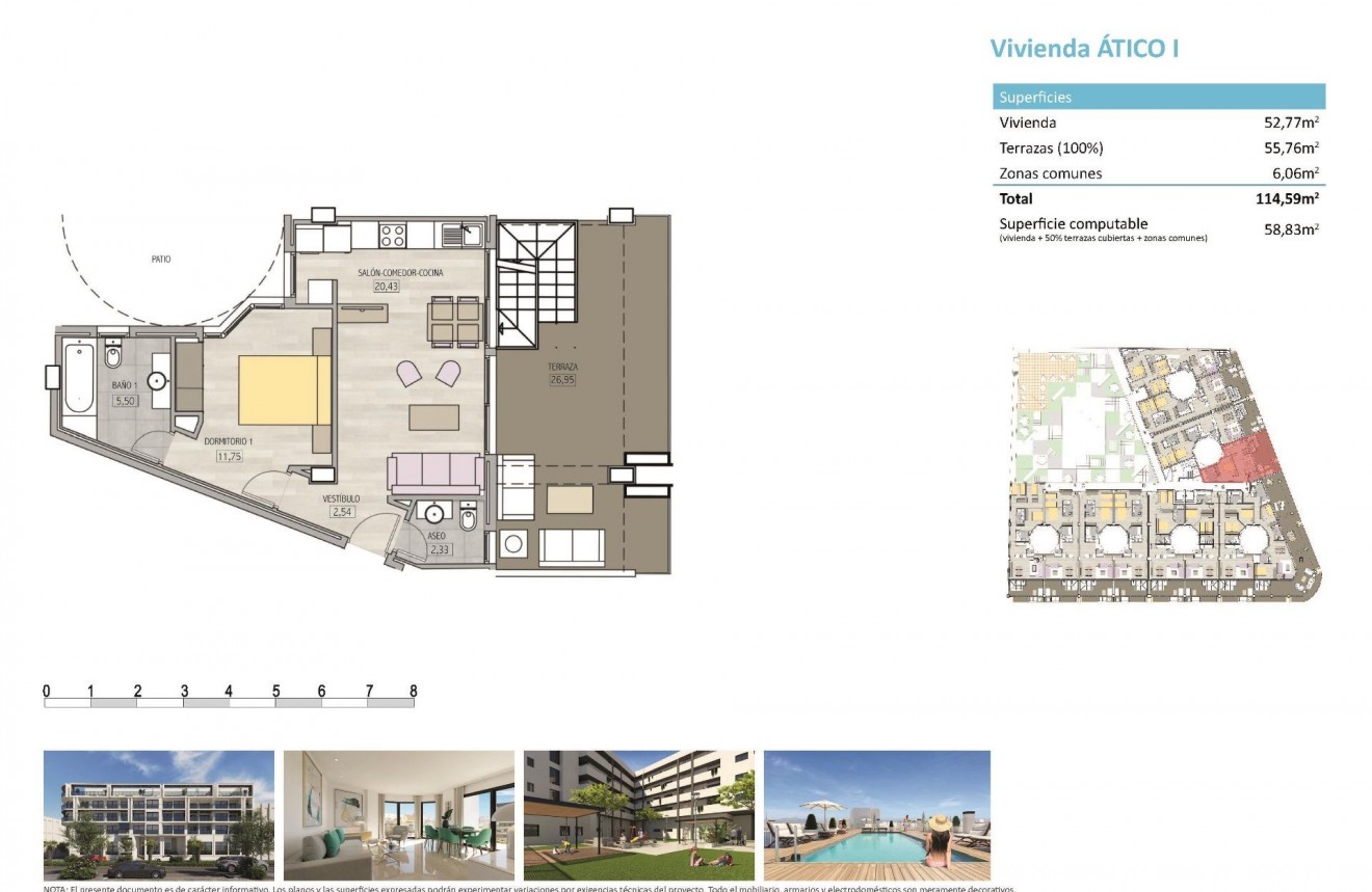 Nouvelle construction - Attique -
Alicante - La Florida