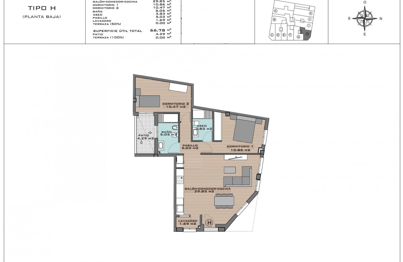 New Build - Apartment / flat -
Algorfa - Pueblo