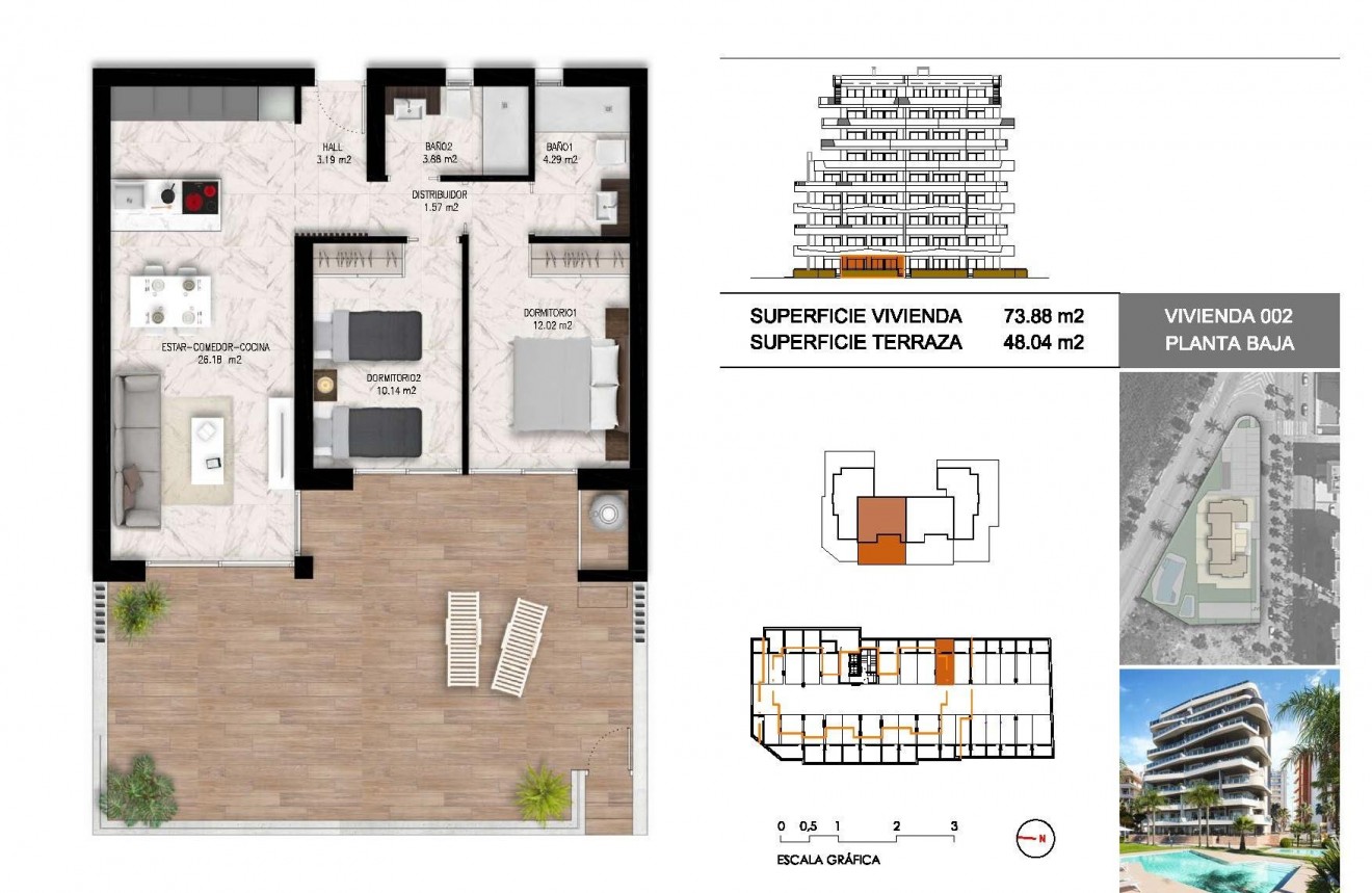 New Build - Apartment / flat -
Guardamar del Segura - Puerto