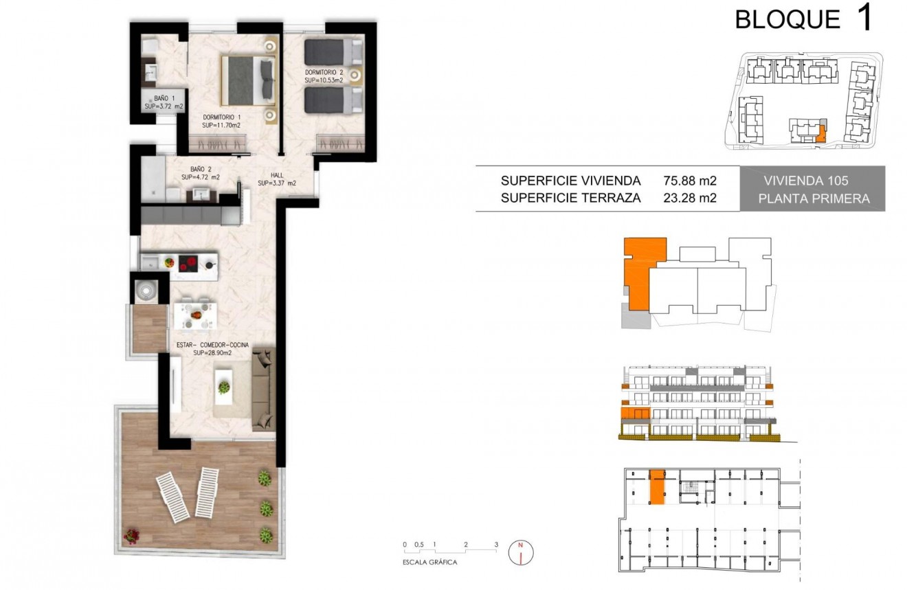 New Build - Apartment / flat -
Orihuela Costa - Los Altos