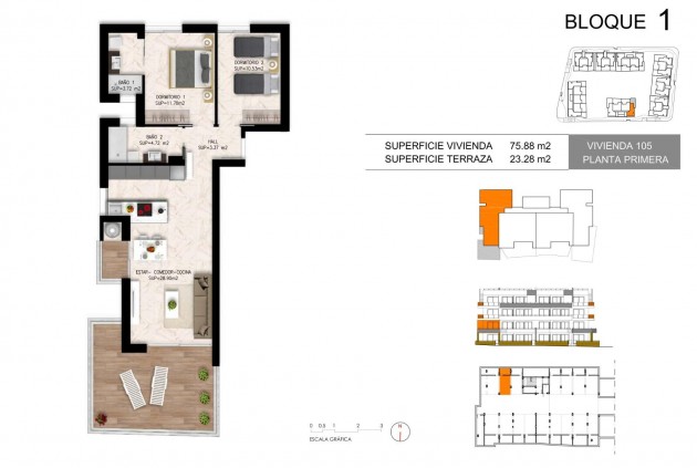 Obra nueva - Apartamento / piso -
Orihuela Costa - Los Altos