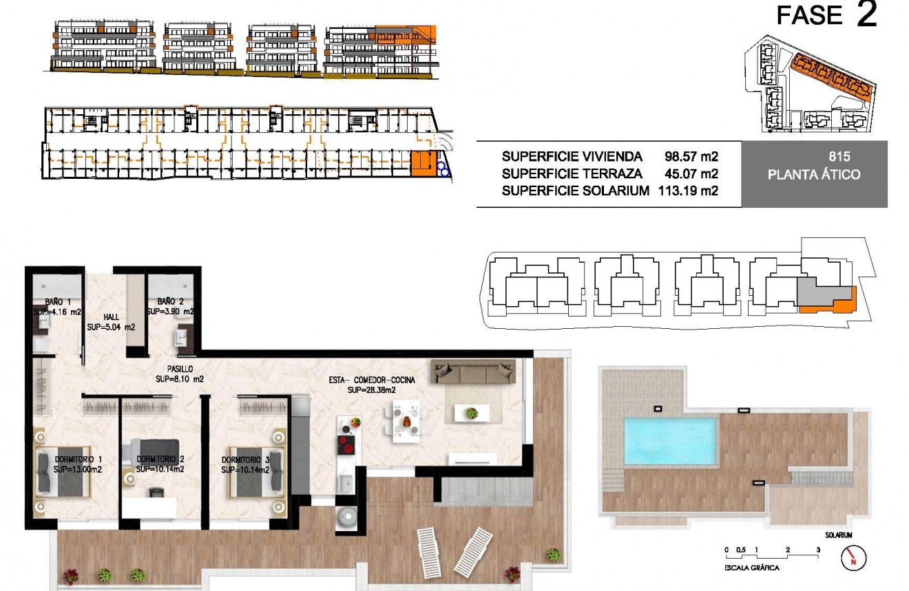 Neue Gebäude - Penthouse -
Orihuela Costa - Playa Flamenca