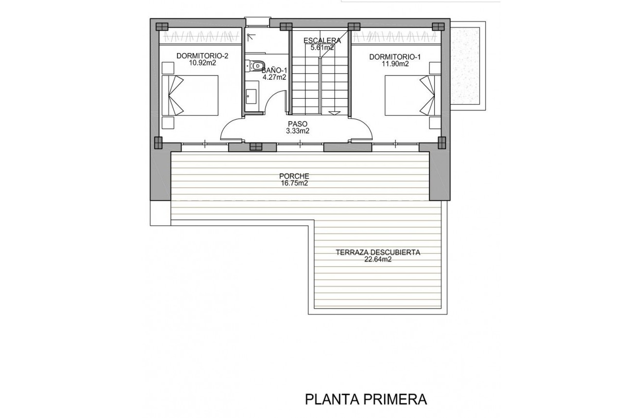 Obra nueva - Chalet -
Benijofar - Polideportivo