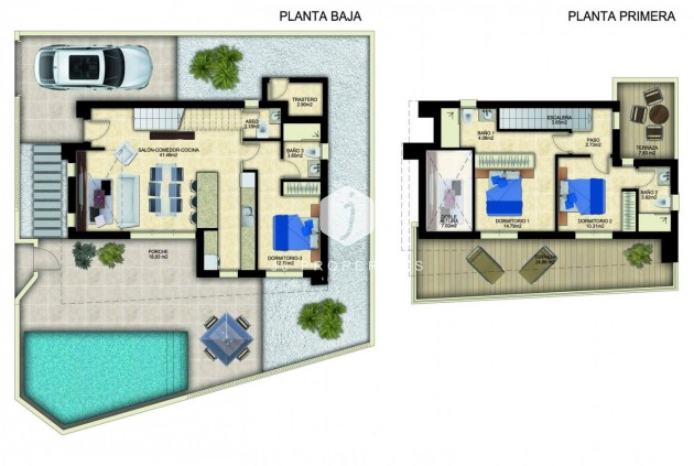 Obra nueva - Villa -
Benijofar - Polideportivo