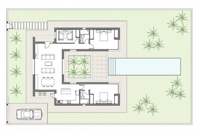 Obra nueva - Chalet -
Benijofar - Polideportivo