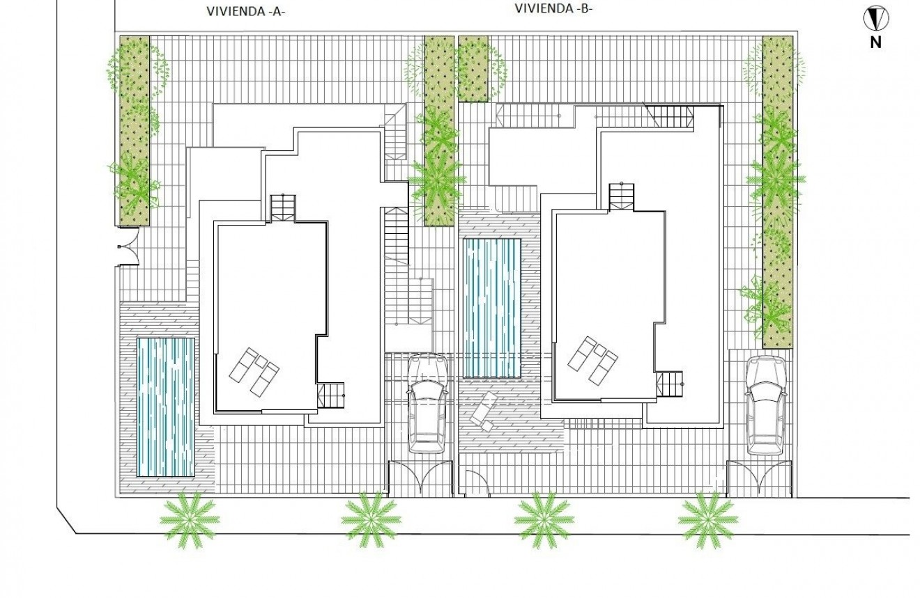 Nieuwbouw Woningen - Chalet -
Torrevieja - La Mata Pueblo