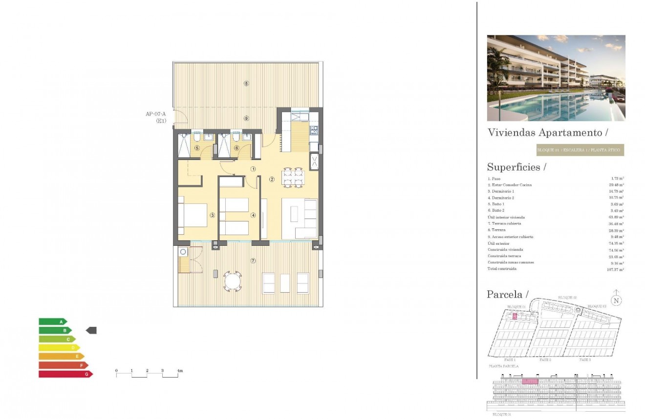 Nouvelle construction - Attique -
Mutxamel - Bonalba-cotoveta