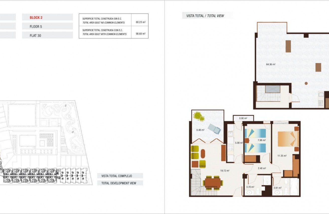 Nouvelle construction - Attique -
Archena - Rio Segura