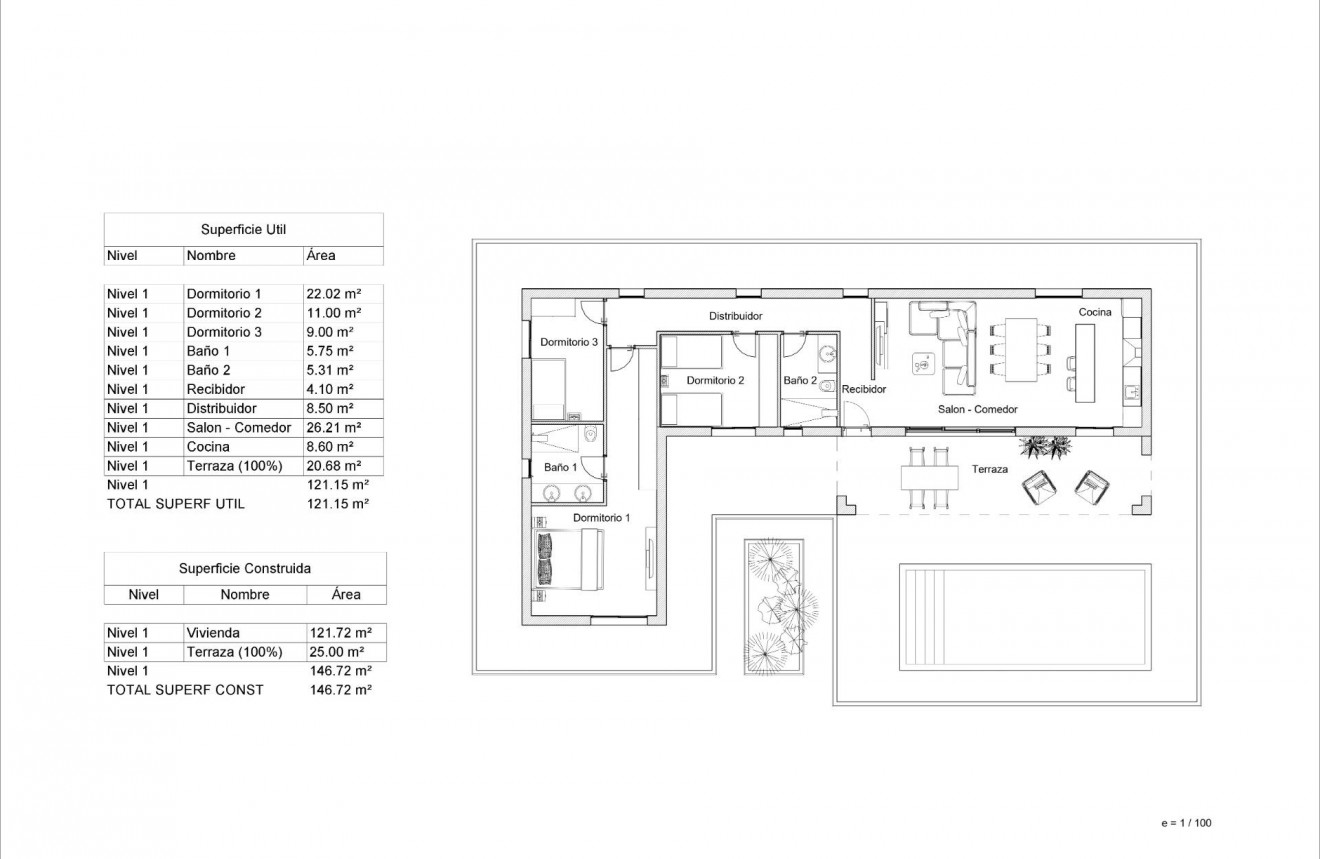 Nieuwbouw Woningen - Chalet -
Pinoso - Lel