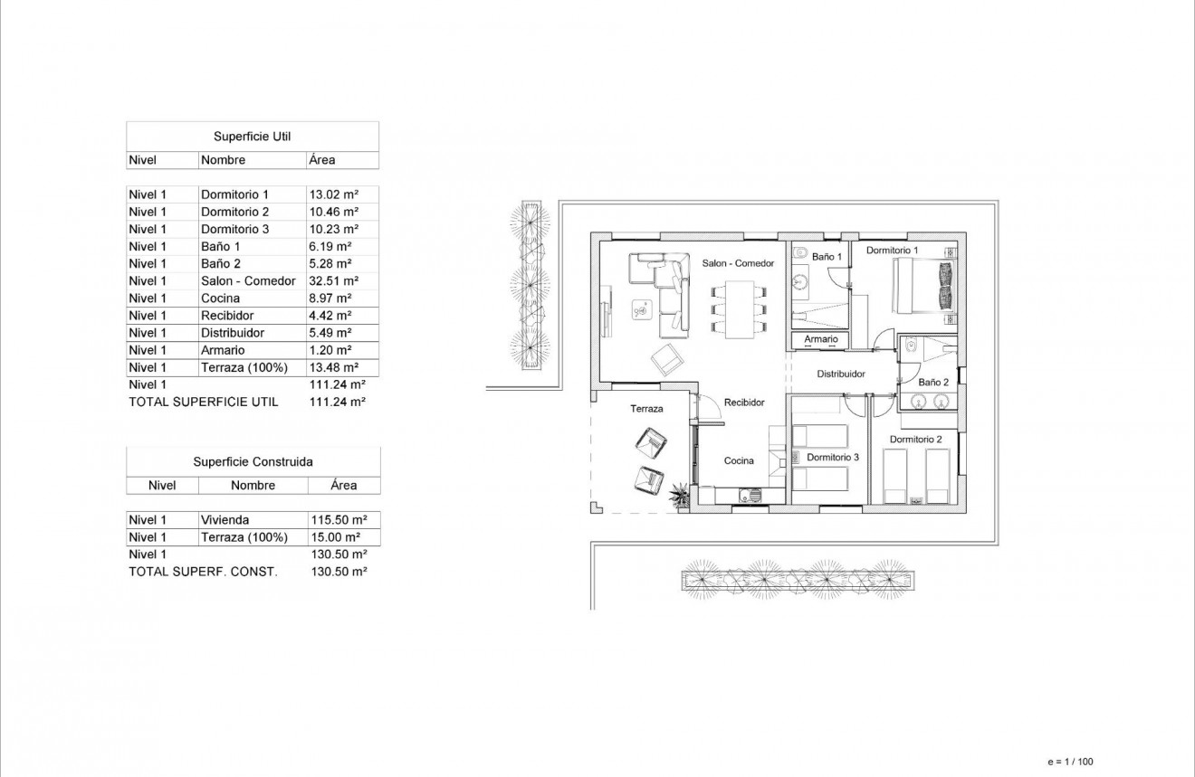 Nieuwbouw Woningen - Chalet -
Pinoso - Lel