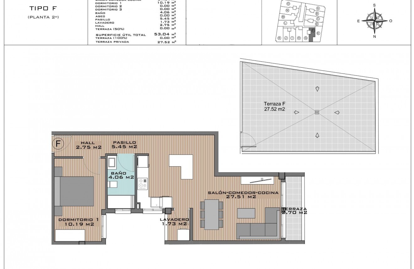 Obra nueva - Ático -
Algorfa - Pueblo