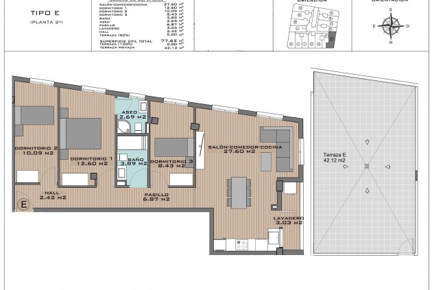 Nieuwbouw Woningen - Penthouse -
Algorfa - Pueblo