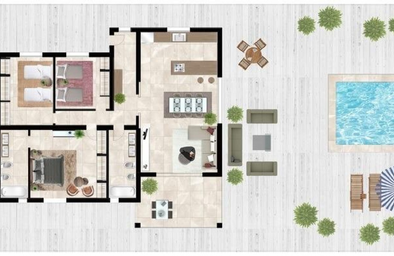 New Build - Chalet -
Abanilla - Cañada de la Leña