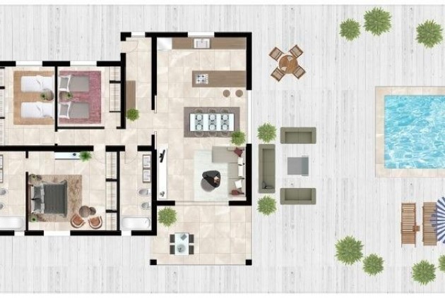 New Build - Chalet -
Abanilla - Cañada de la Leña