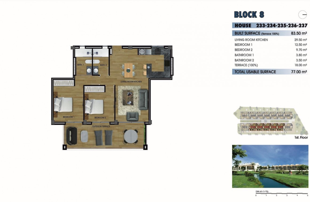 Nieuwbouw Woningen - Appartement / flat -
Los Alcazares - Serena Golf