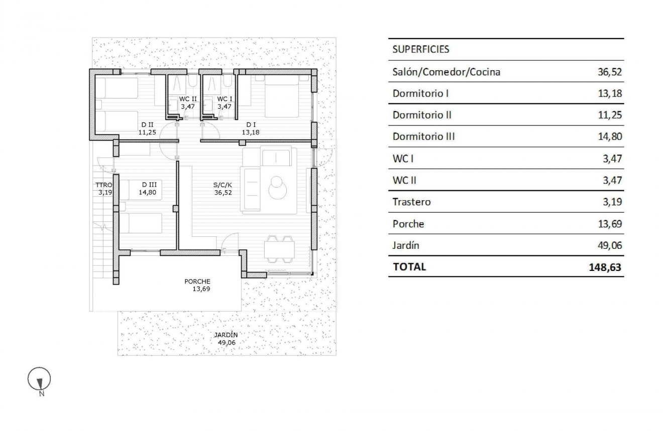 Nieuwbouw Woningen - Bungalow -
San Miguel de Salinas - Pueblo