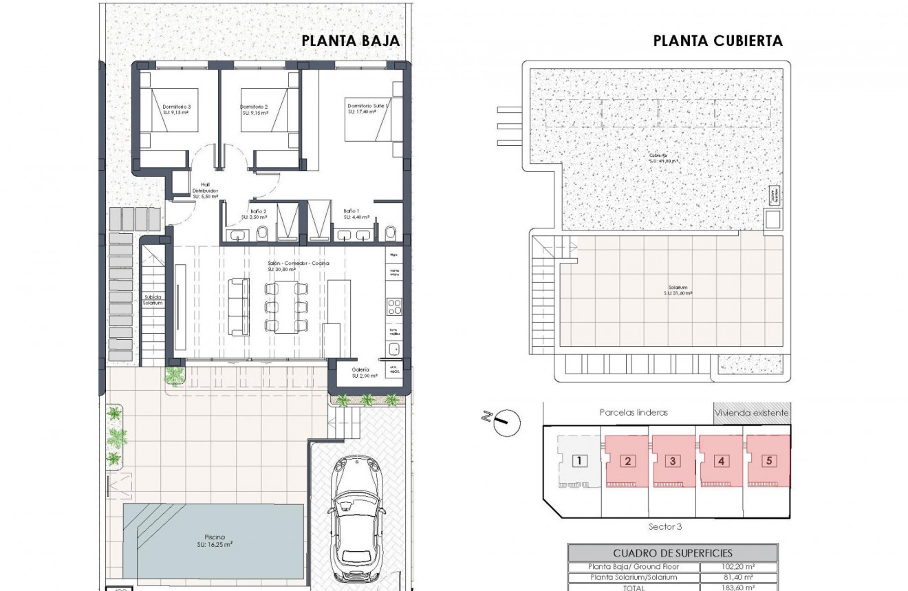 Obra nueva - Chalet -
Dolores - polideportivo