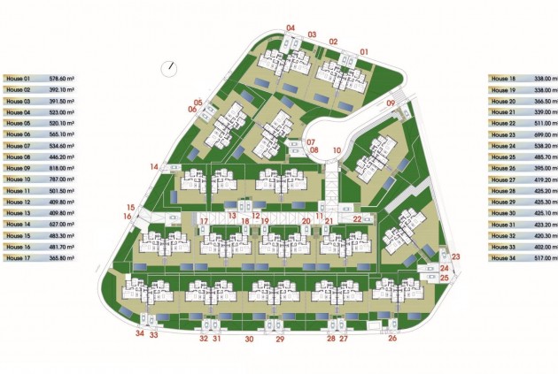 Nieuwbouw Woningen - Chalet -
Mutxamel - Dorado Country Club