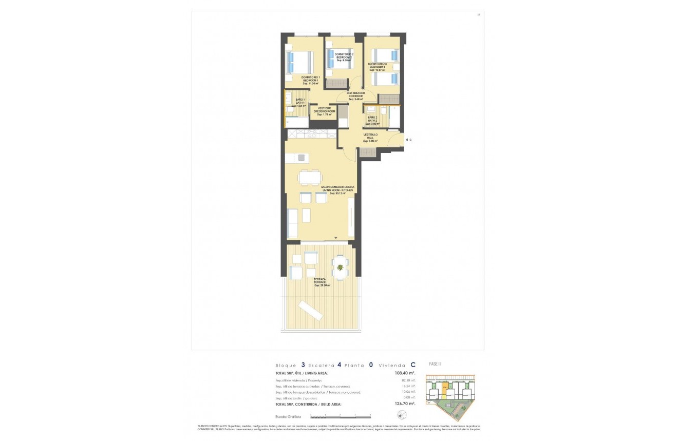 Obra nueva - Apartamento / piso -
Orihuela Costa - Campoamor