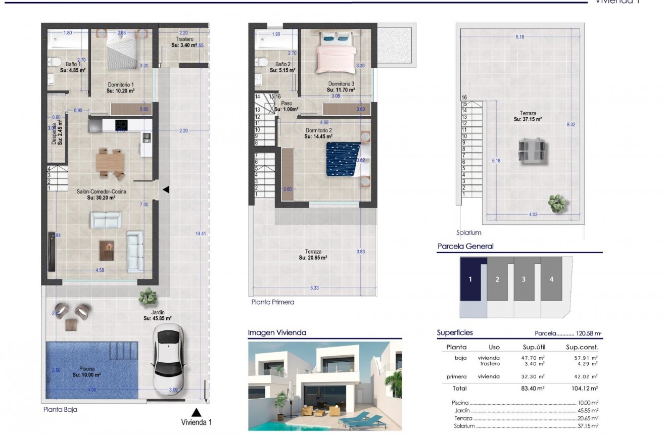 Nouvelle construction - Chalet -
San Pedro del Pinatar - Pueblo