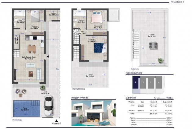 Nieuwbouw Woningen - Chalet -
San Pedro del Pinatar - Pueblo