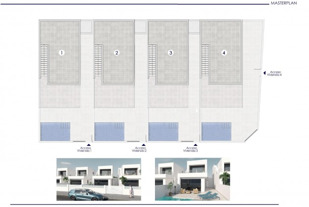 Nieuwbouw Woningen - Chalet -
San Pedro del Pinatar - Pueblo