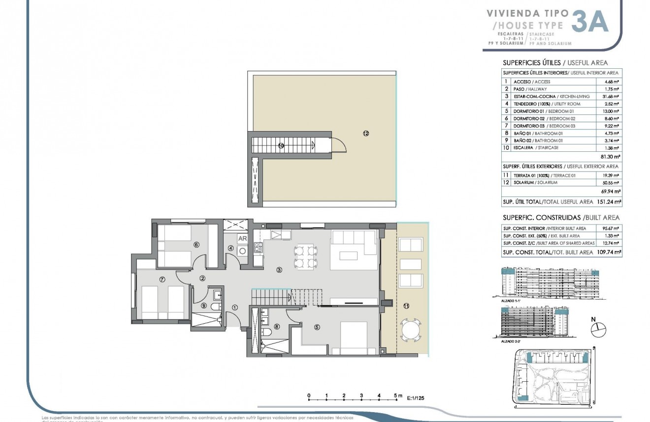 Neue Gebäude - Penthouse -
Torrevieja - Punta prima