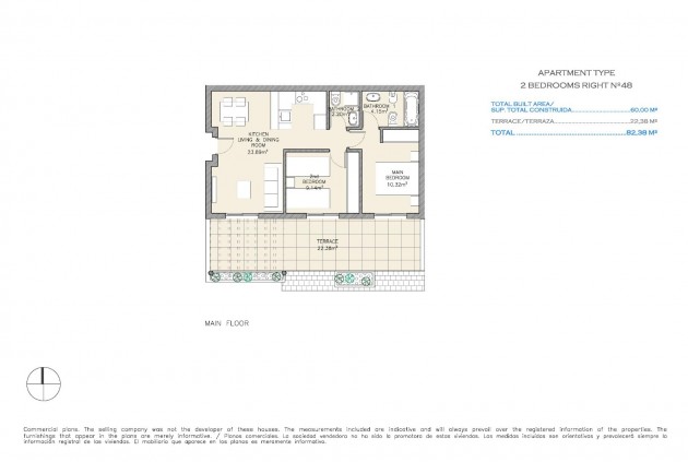 Neue Gebäude - Wohnung -
Aguilas - Collados