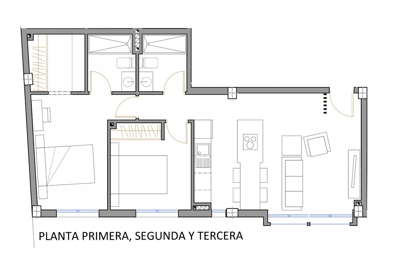 Obra nueva - Apartamento / piso -
San Pedro del Pinatar - San Pedro De Pinatar