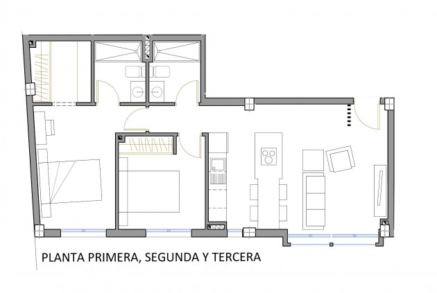 Obra nueva - Apartamento / piso -
San Pedro del Pinatar - San Pedro De Pinatar