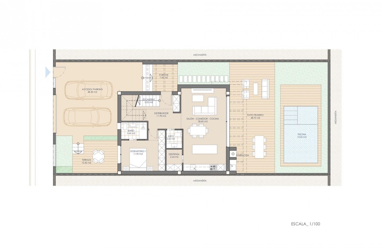 New Build - Chalet -
San Juan de los Terreros - Las Mimosas