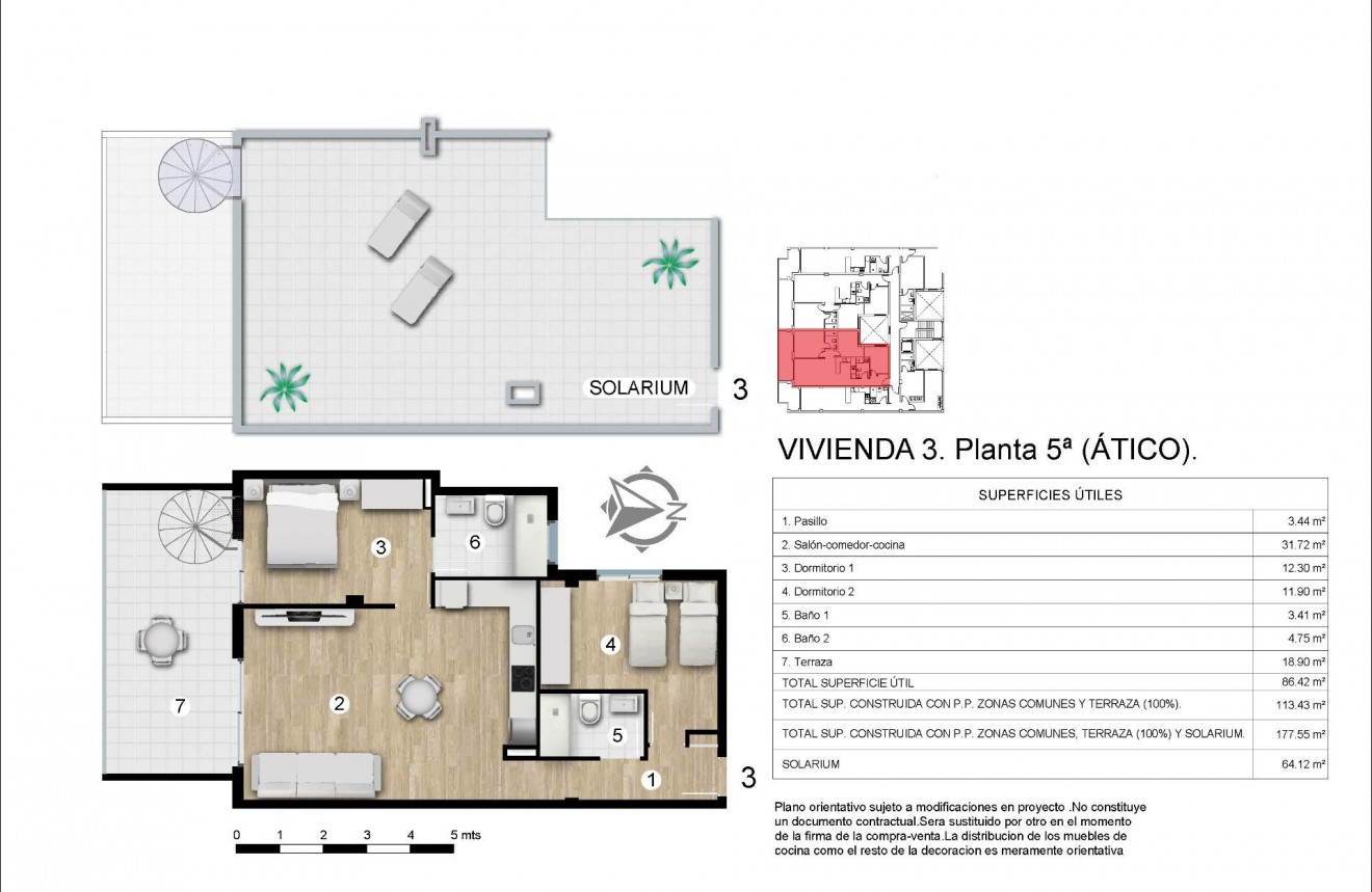 Neue Gebäude - Penthouse -
Torrevieja - Centro