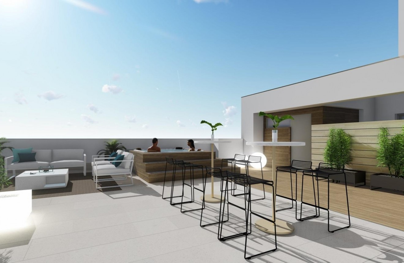 Neue Gebäude - Penthouse -
Torrevieja - Playa del Cura