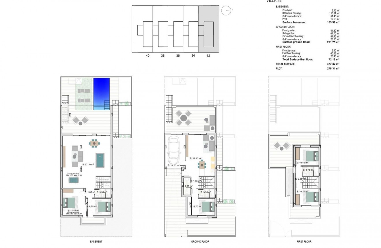 Obra nueva - Chalet -
Los Alcazares - Serena Golf