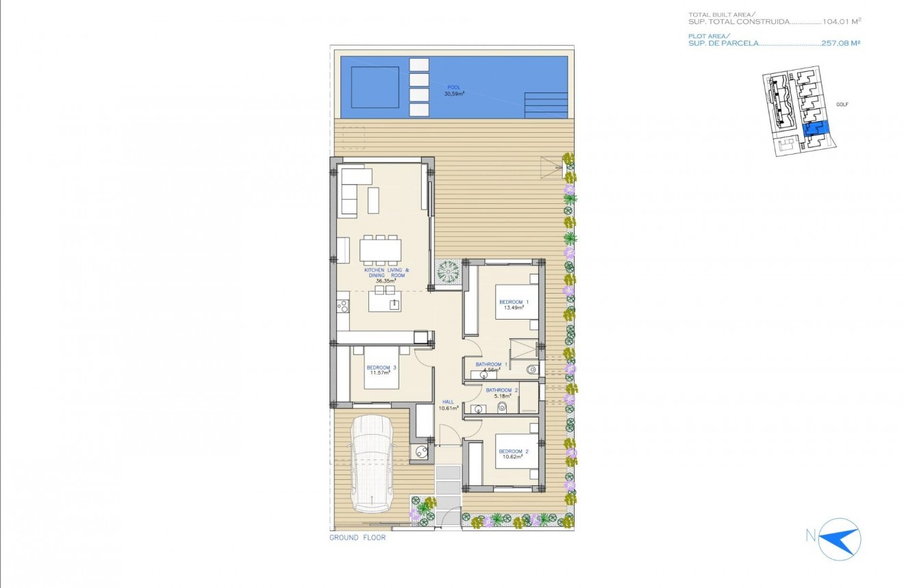 New Build - Chalet -
Los Alcazares - Serena Golf