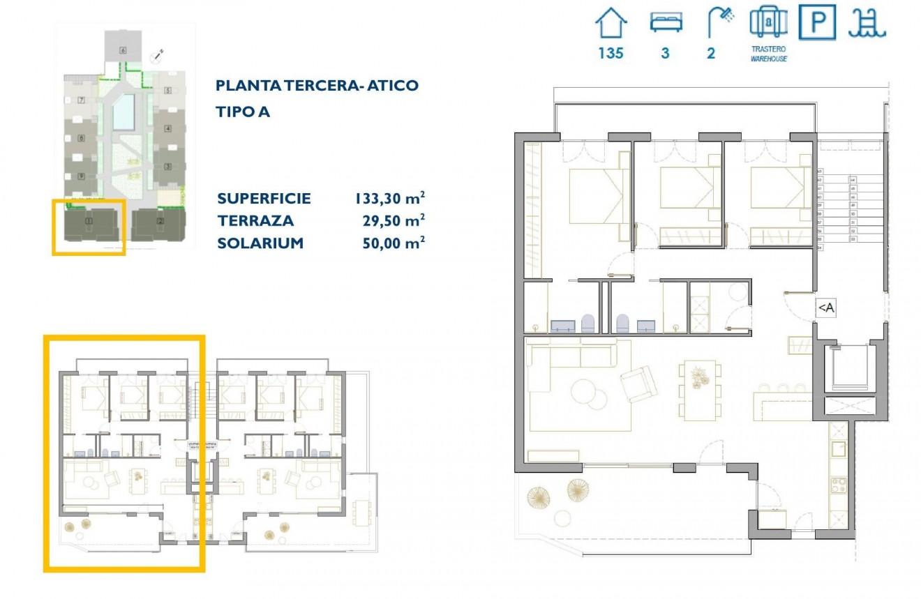 Nieuwbouw Woningen - Penthouse -
San Pedro del Pinatar - Pueblo